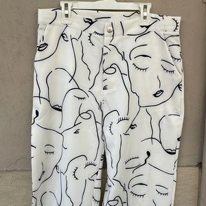 SHEIN Pants, L, straight leg, with 2 side pockets